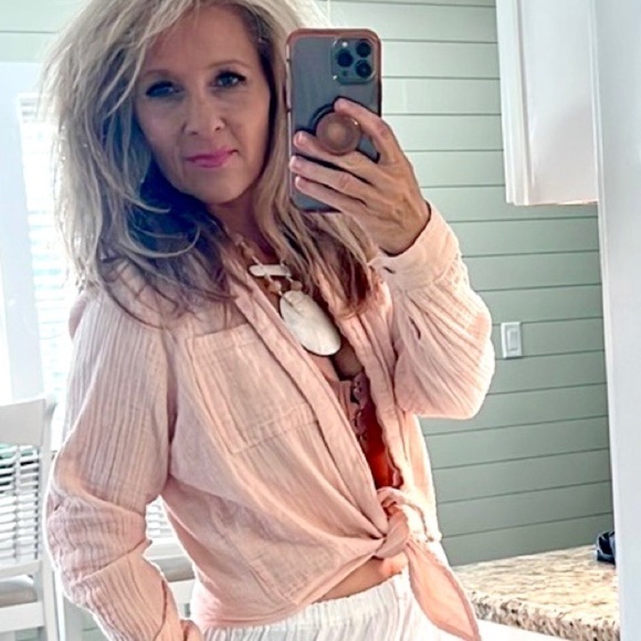 ⭐️Hesperus,Cami-Bralette,Hook & Eye Embellished,Pull-On,Soft Mauve, Size S - Picture 3 of 12